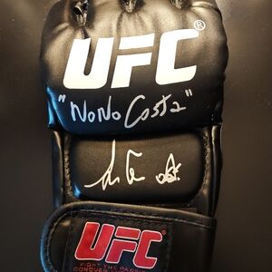 UFC Black Autographed MMA Glove